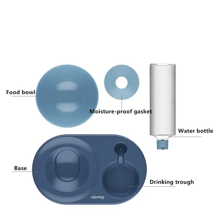 Automatic Double Pet Bowl and Water Dispenser (Large)