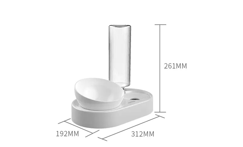 Automatic Double Pet Bowl and Water Dispenser (Large)